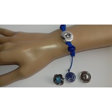Shamballa s nacvakávacím knoflíkem